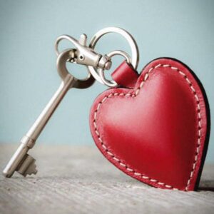Free Heart-Shaped Key Holder Sewing Pattern
